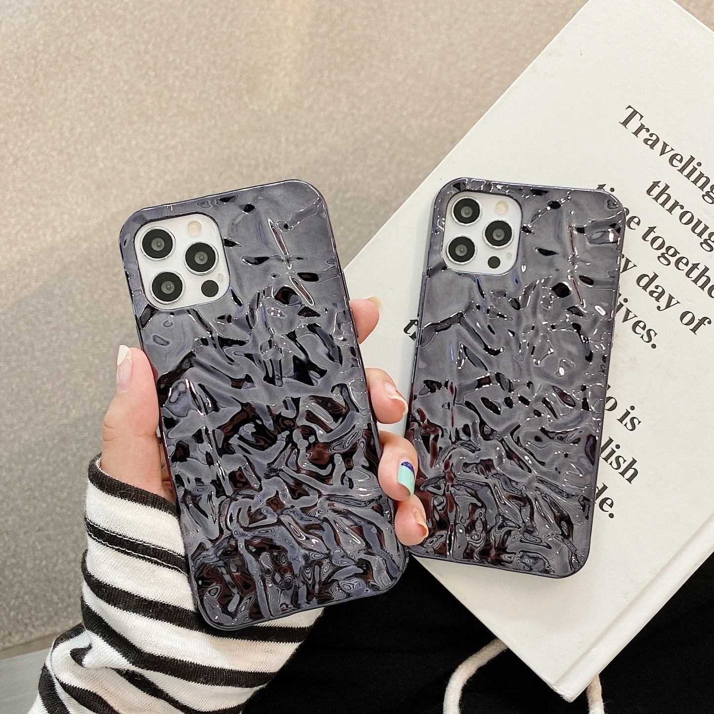 Luxury Silver Tin Foil Case For iPhone