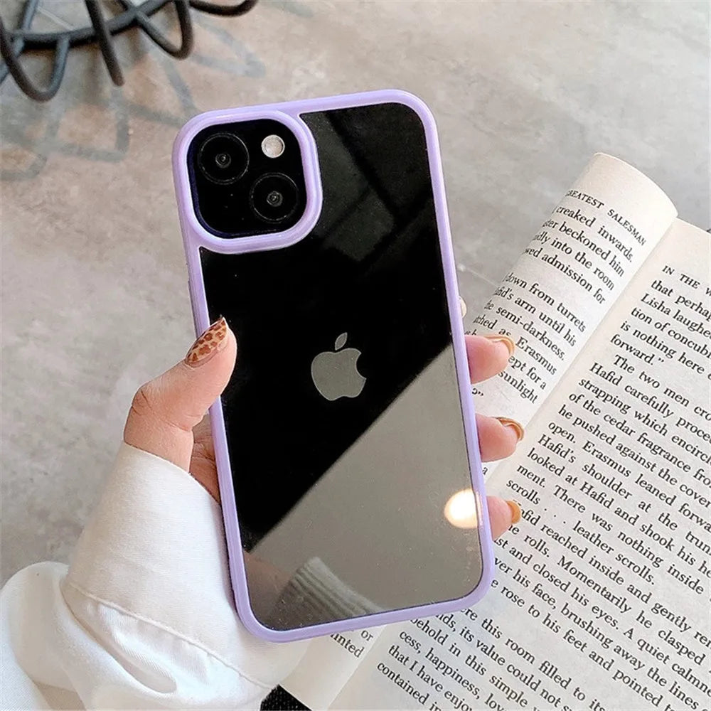 Premium Candy Phone Case, Shockproof Silicone Bumper Phone Case For iPhone, Transparent Material