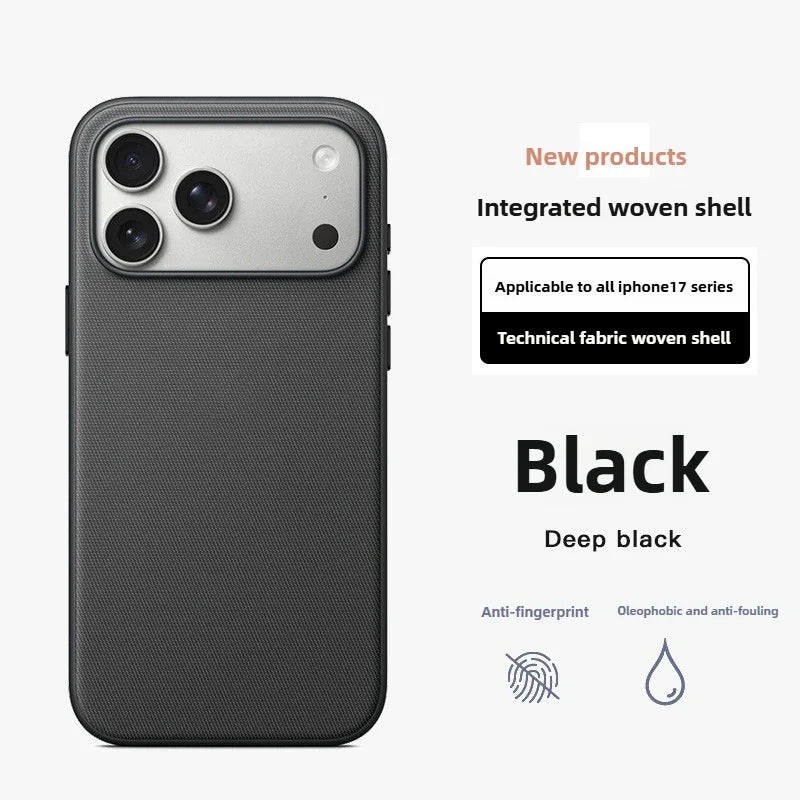 High Quality Technology Woven Case for iPhone, Mag Safe Magnetic and Wireless Charging Phone Case, Shockproof Protection