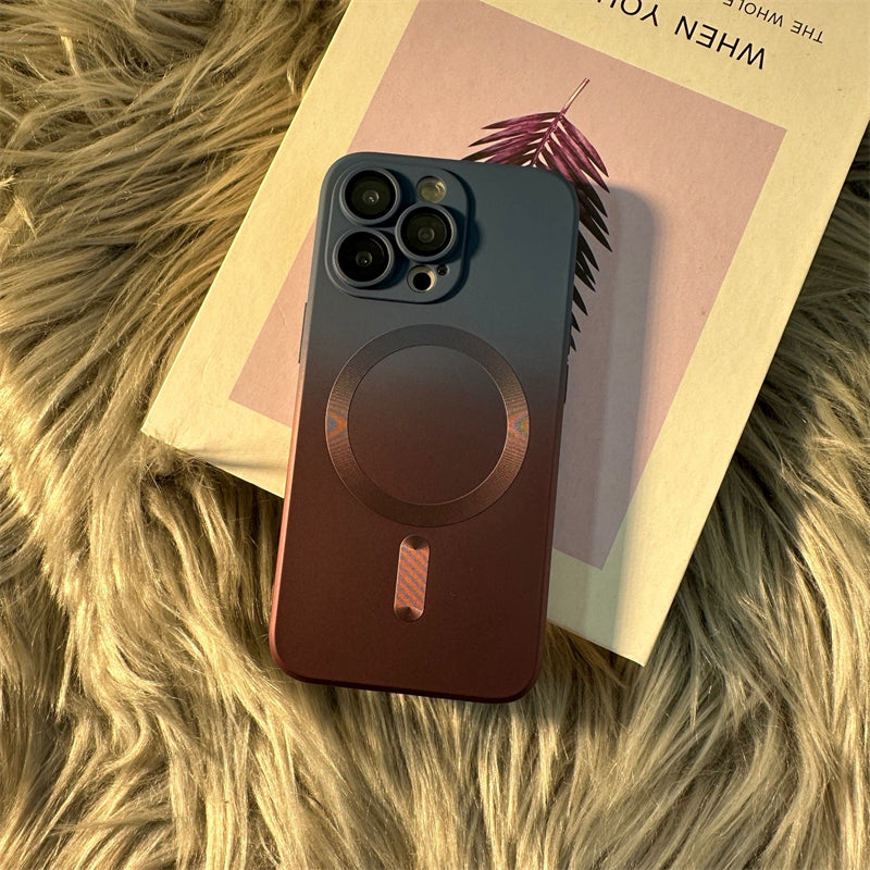 Luxury iPhone Case, MagSafe and Wireless Charging Phone Case For iPhone 11 12 13 14 Pro Max Plus, Soft and Magnetic Silicone Cover