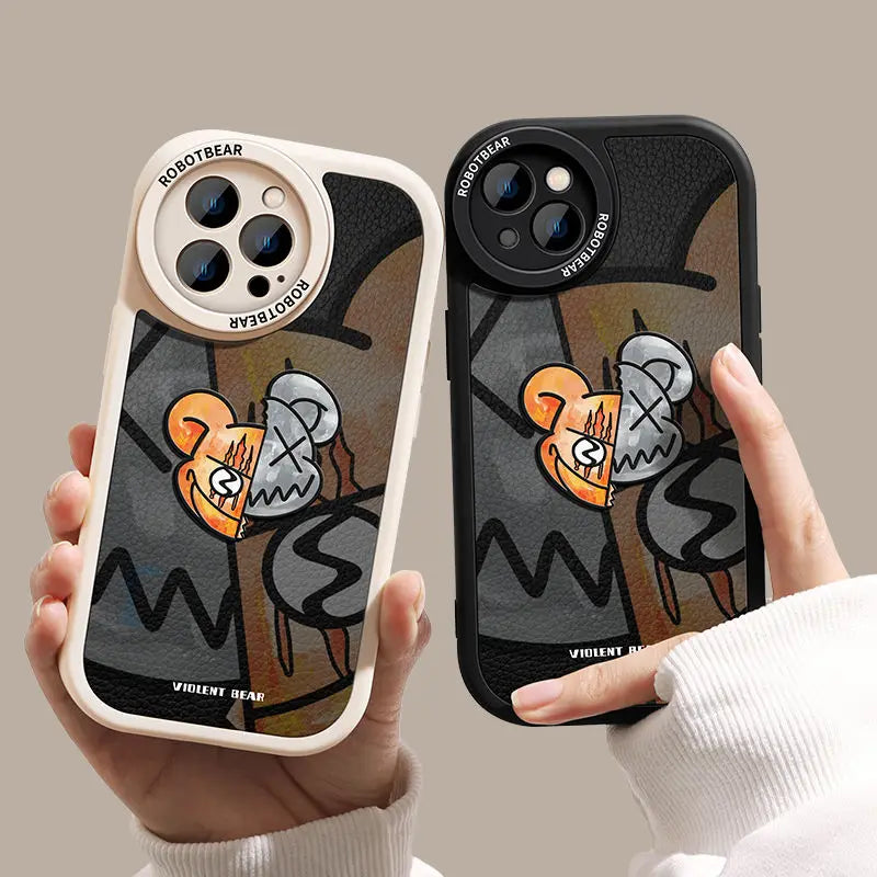 Luxury Leather iPhone Case With Camera Protection, Drop Protection and Unique Design