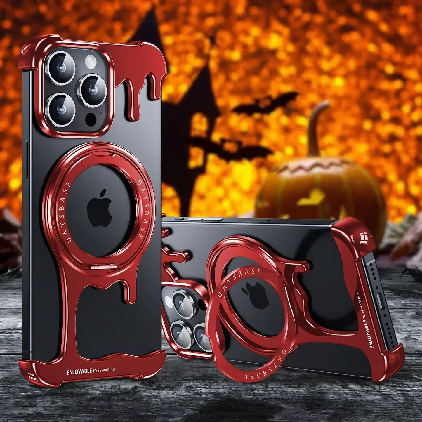 High Quality Metal Frame Bumper Phone Case for iPhone, Magnetic for Mag Safe Wireless Charge, Shockproof Resistant Phone Case