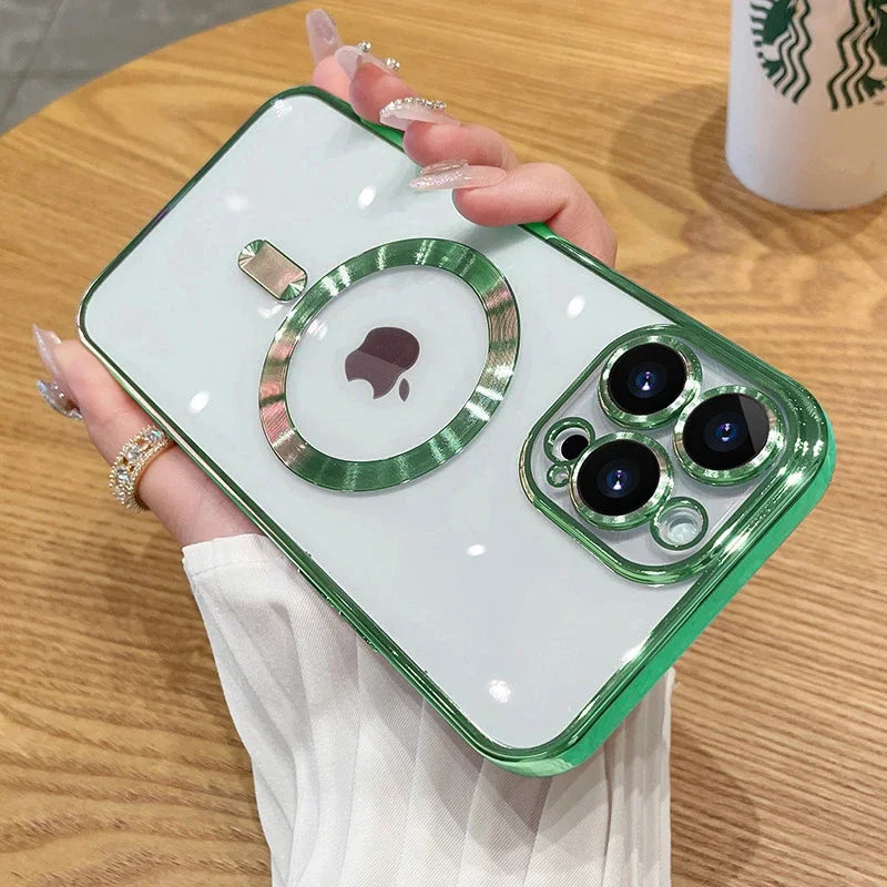 High Quality iPhone Case For iPhone 15 16 14 Plus 13 12 11 Pro Max, Camera Lens Protection For MagSafe Magnetic and Wireless Charging