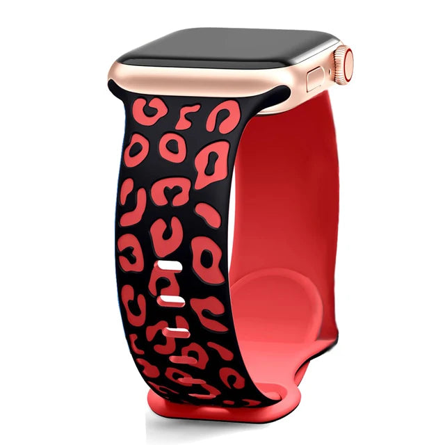 High Quality Strap For Apple Watch, 45mm 44mm 42mm 41mm 40mm 49mm 44 mm, Silicone Material, Compatible with Series 8 9 7 SE 6 5 4 3 Ultra 2