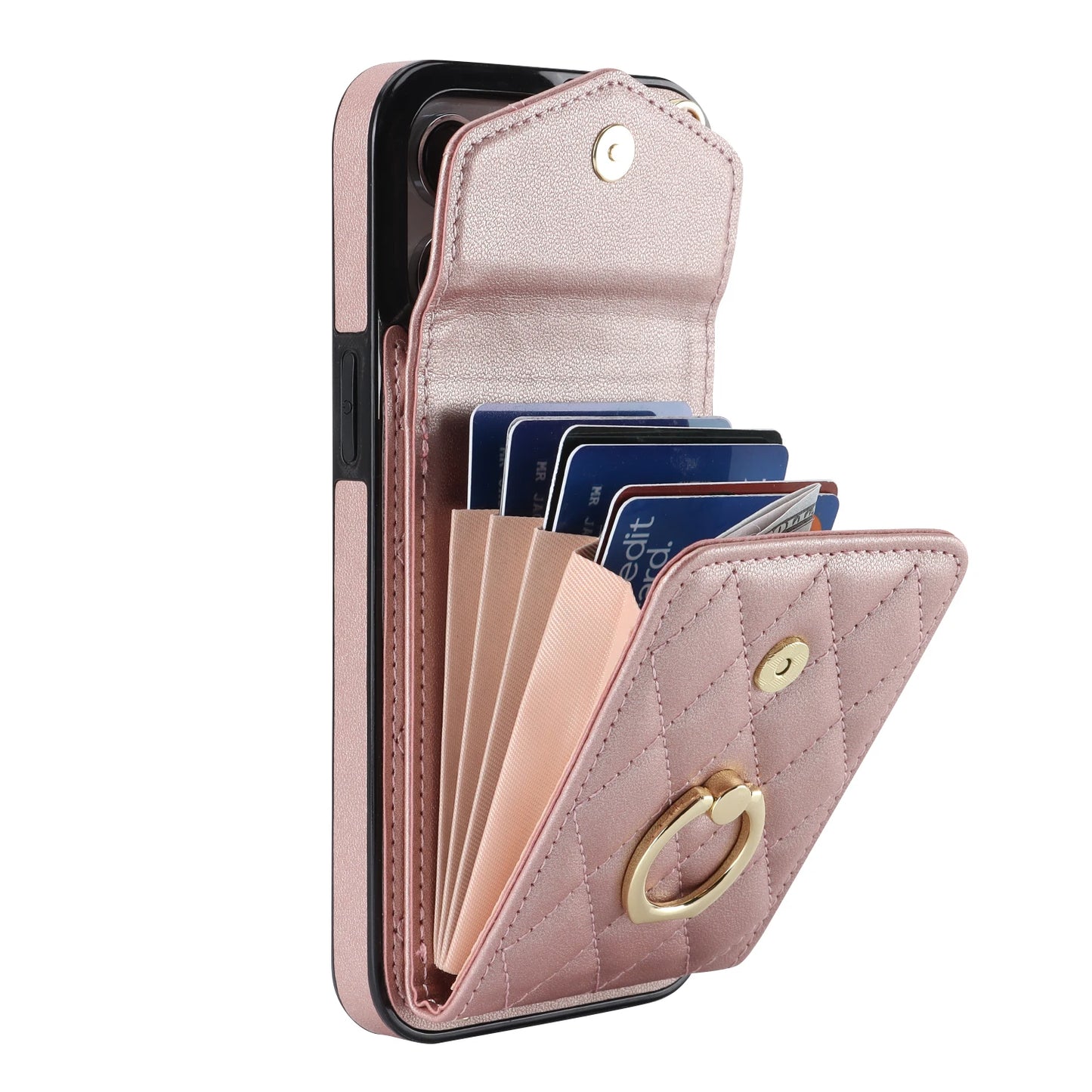 High Quality Crossbody Leather Case for iPhone with Wallet, Premium Leather, All Around Protection Phone Case.