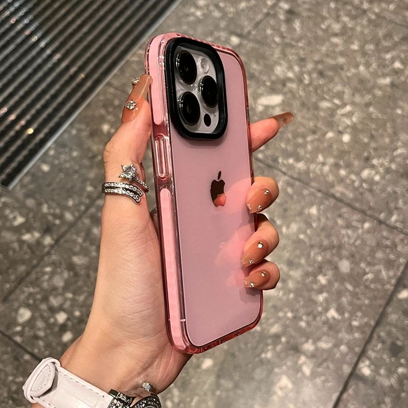 Luxury Transparent Case For iPhone, Shock-proof Resistant, Clear Design, Soft Cover