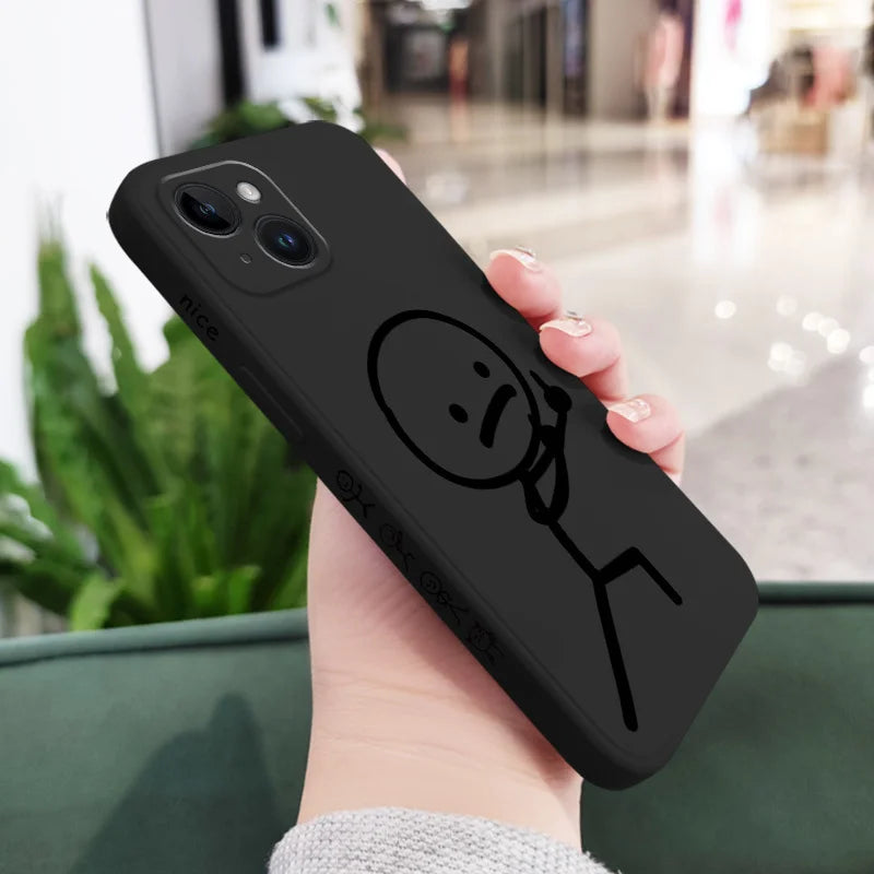 High Quality Silicone Phone Case For iPhone ,Camera Lens Protection Case, Shockproof Resistant Case
