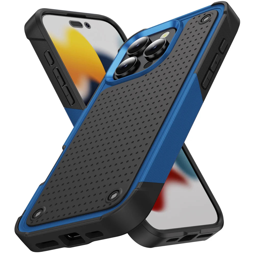 Military Grade Armor Phone Case For iPhone, Shockproof Cover Bumper, All Around Protection Phone Case