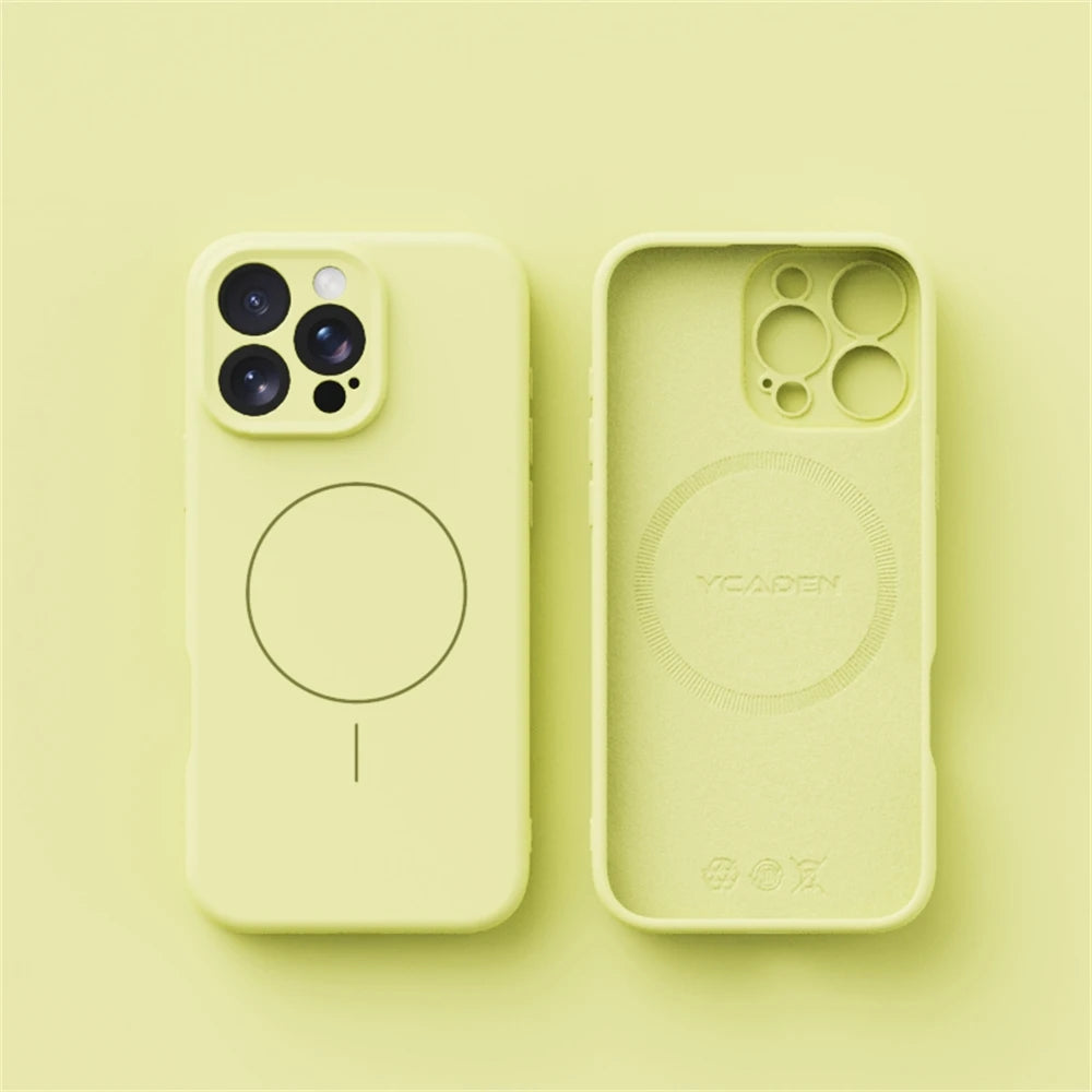 High Quality iPhone Case For Mag Safe, Premium Silicone Phone Case for iPhone, Camera Protection Cover