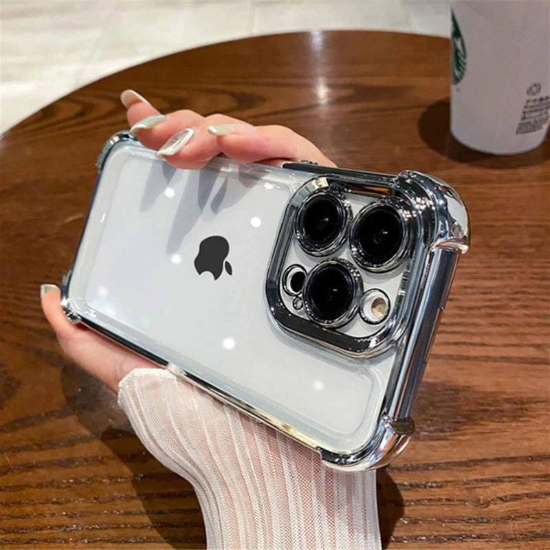 High Quality Clear Silicone Phone Case, Shockproof Resistant Phone Case, Anti-Shock and Anti-fingerprint Case