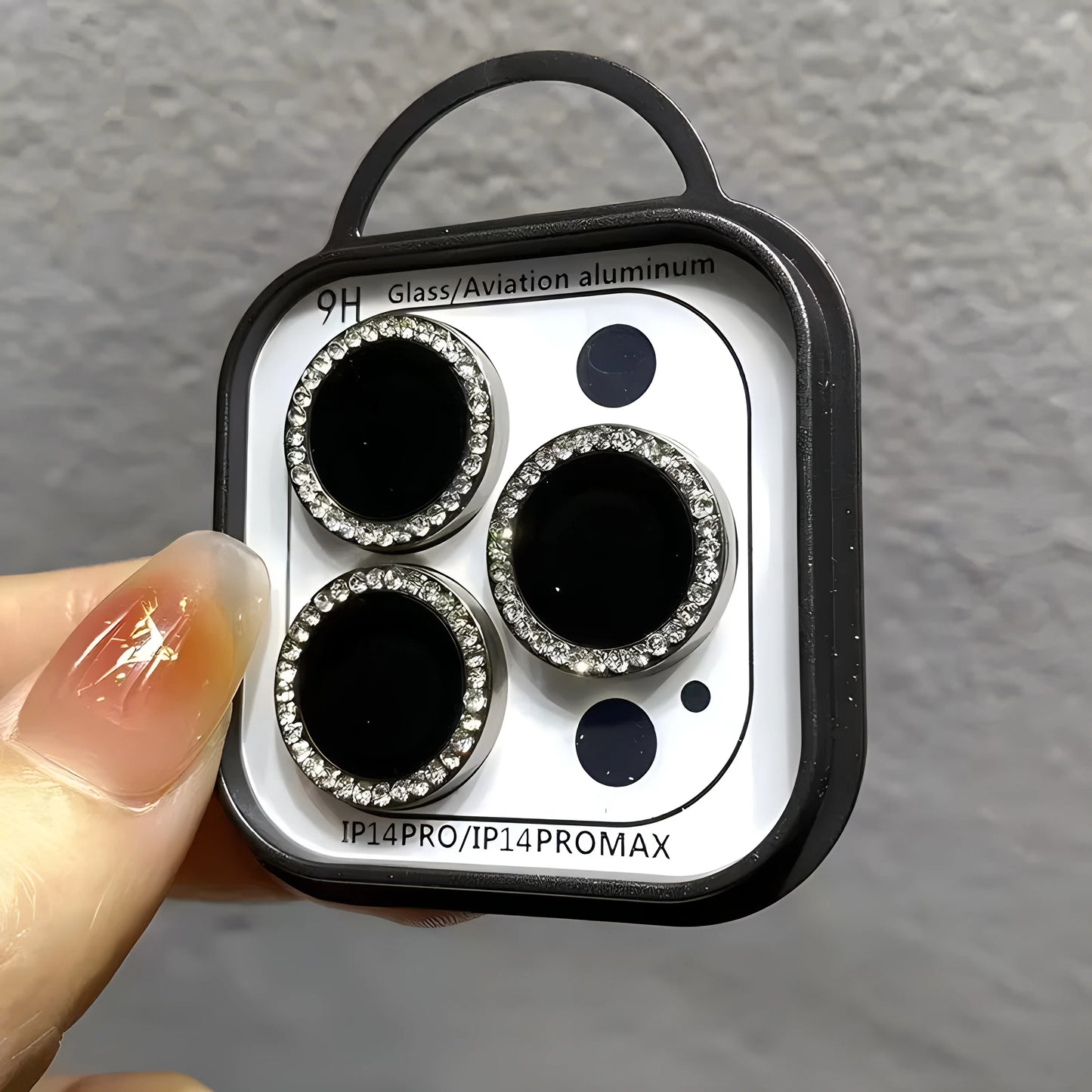 Luxury Diamond Lens Protector For iPhone with Camera Protection Glass.