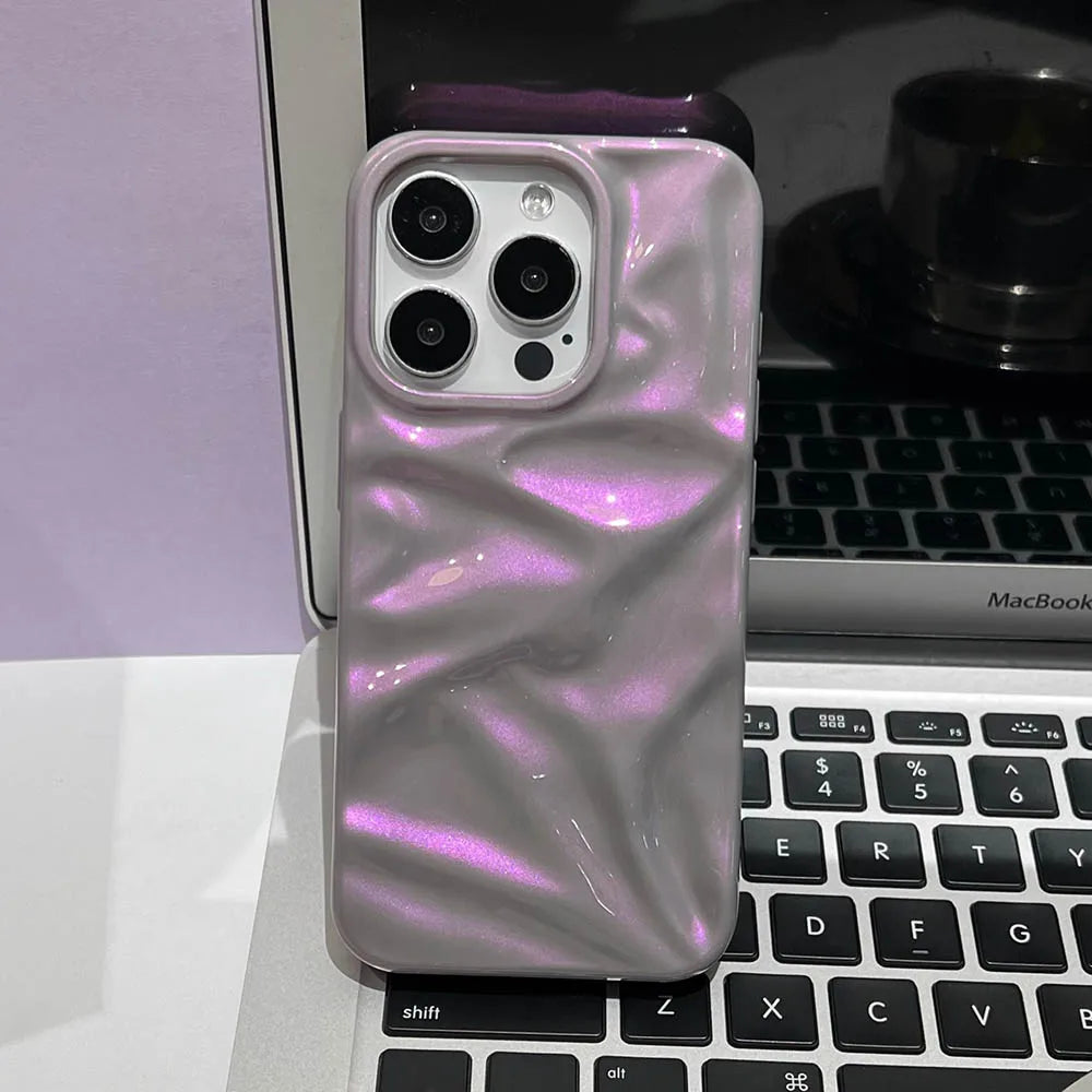 Premium Purple and Pink Phone Case For iPhone, Shockproof Back Cover, Anti-scratch and Anti-fingerprint Phone Case