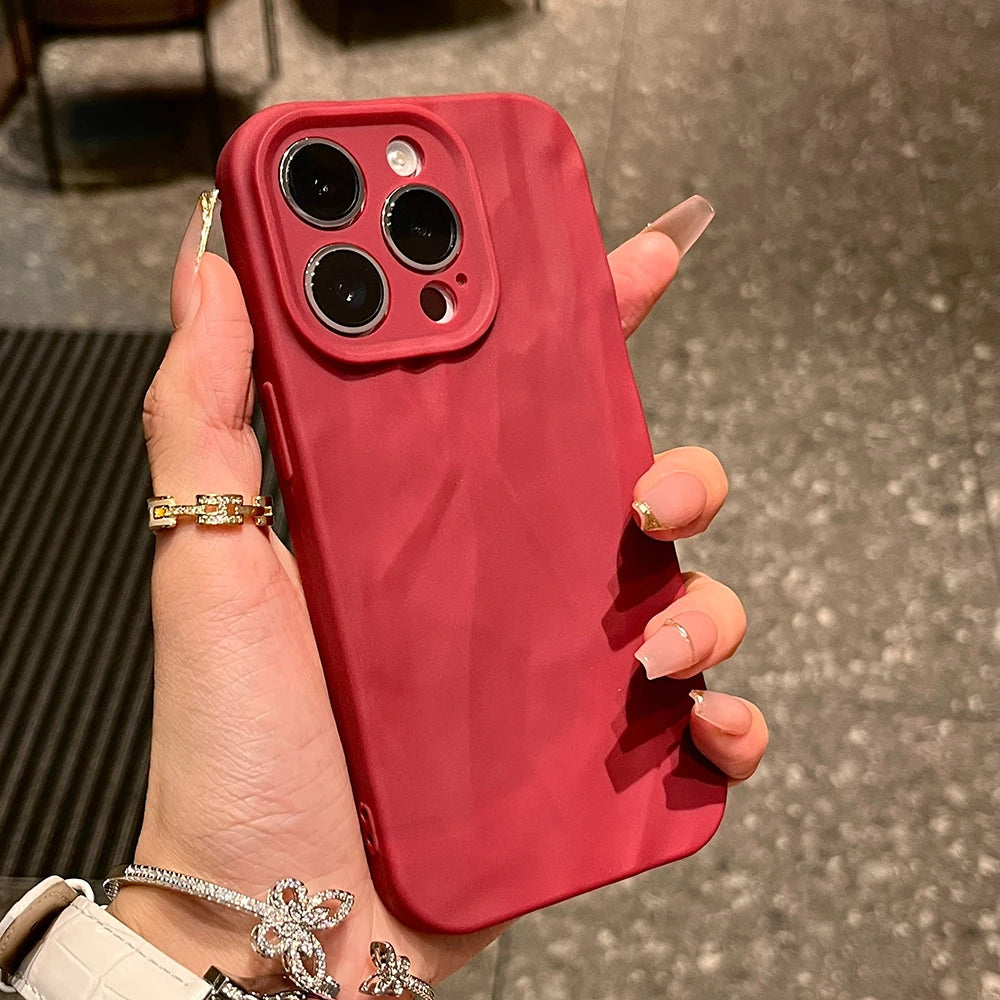 High Quality Soft Silicone Phone Case For iPhone, Camera Lens Protection and Shockproof Resistant
