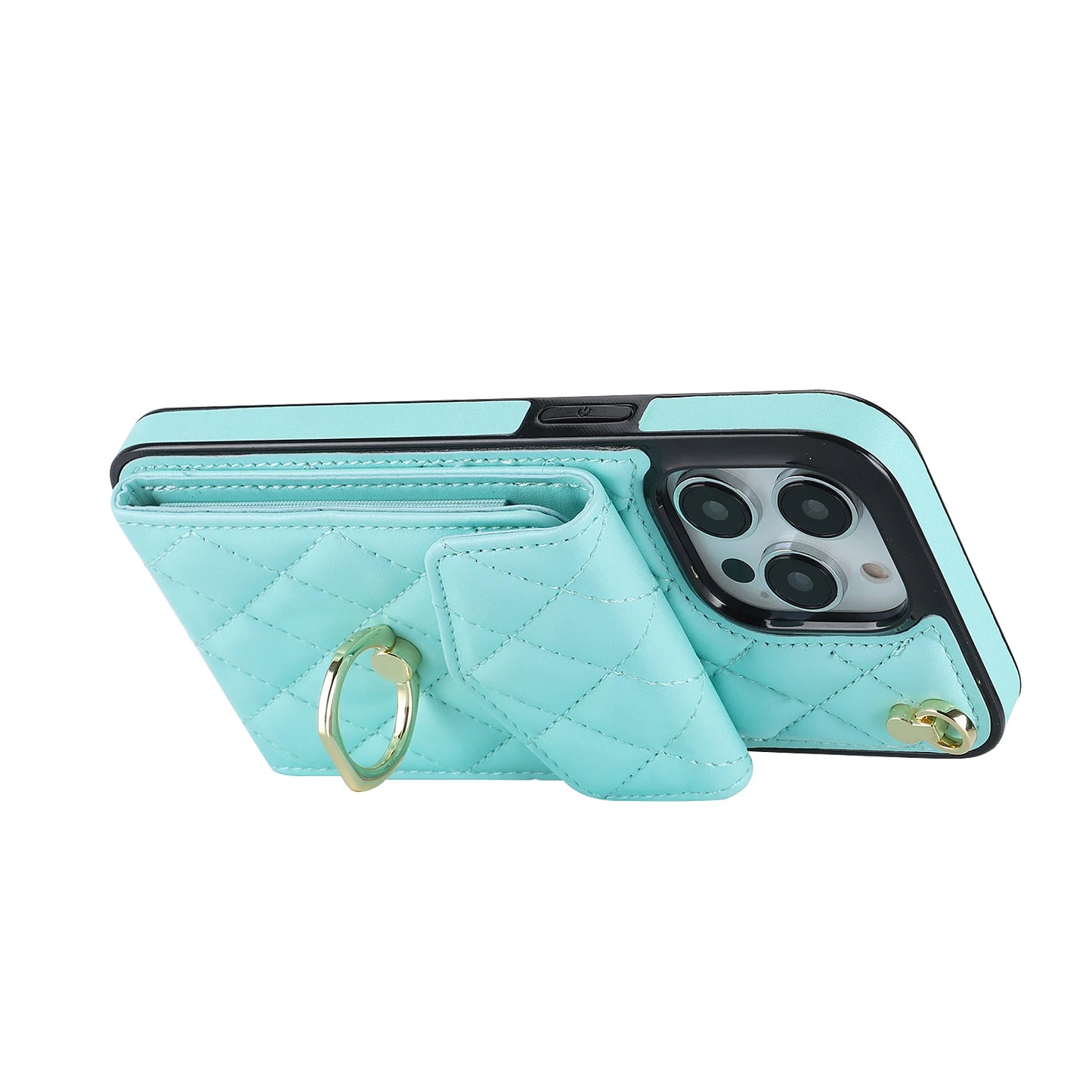High Quality Crossbody Leather Case for iPhone with Wallet, Premium Leather, All Around Protection Phone Case.