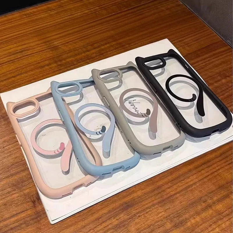 Premium Transparent Case For iPhone, Mag Safe Case for iPhone, Wireless Charging Cover, All Around Protection Phone Case