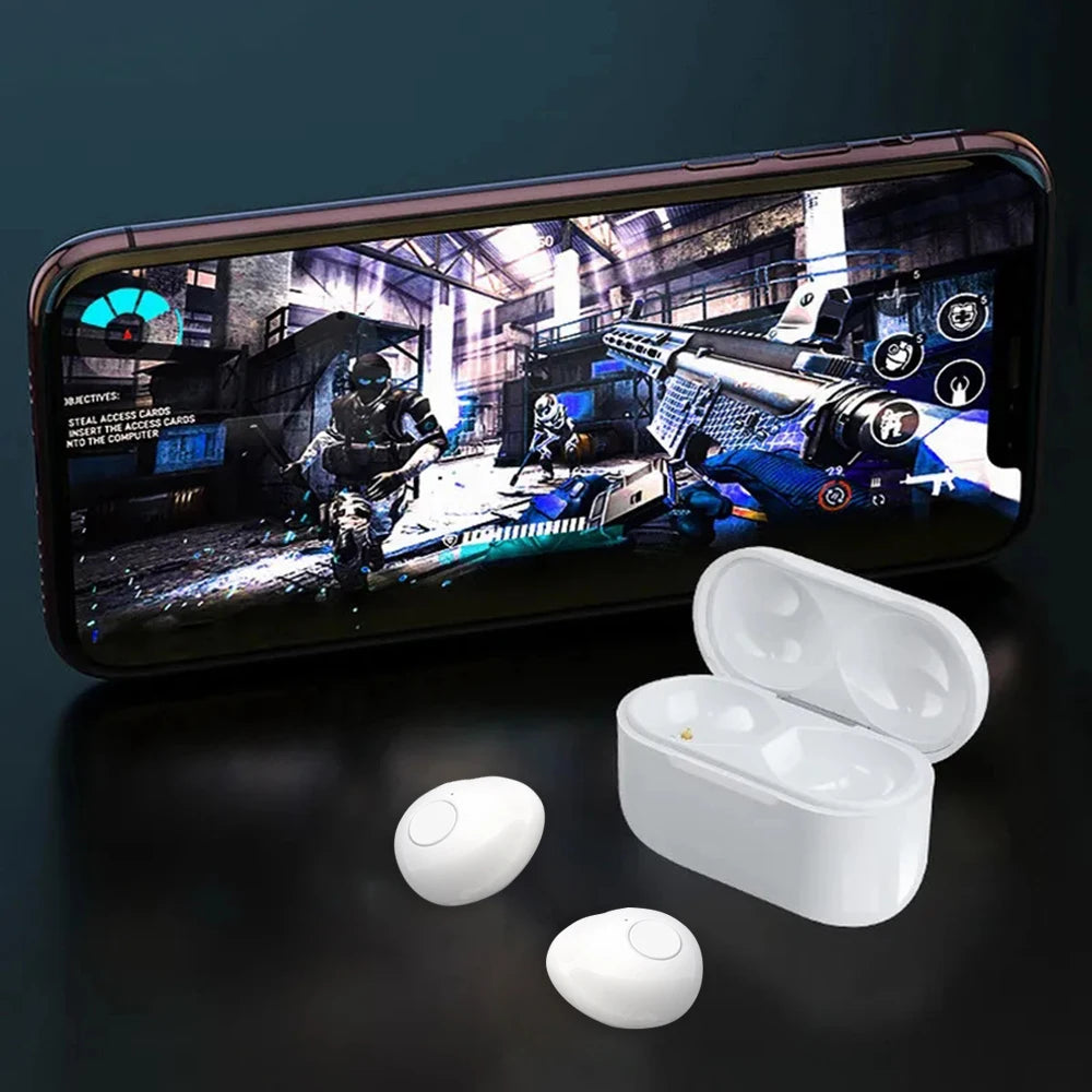 Premium Headphones for your iPhone, Mini Headphones, Wireless Connected, Touch Control, Comfortable to Wear