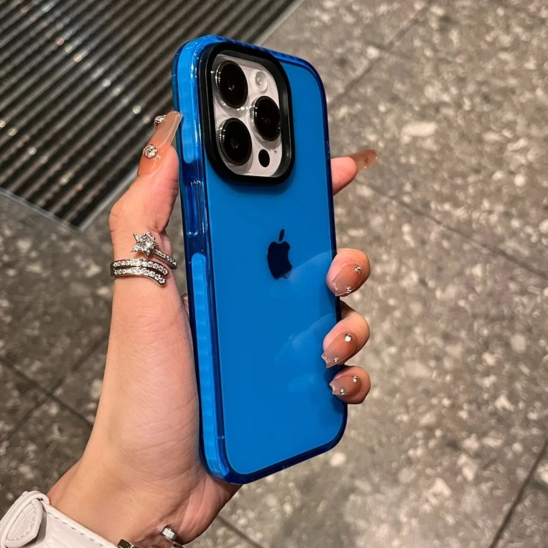 Luxury Transparent Case For iPhone, Shock-proof Resistant, Clear Design, Soft Cover