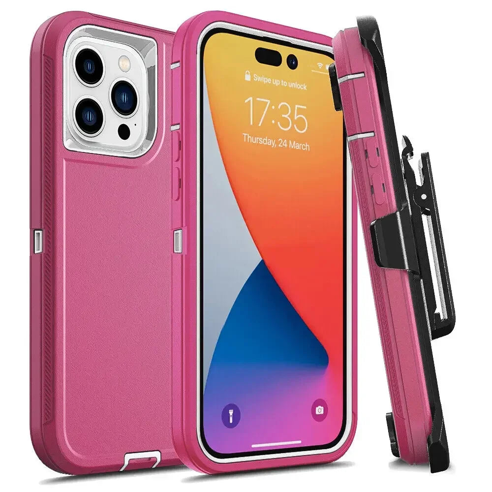 Military Heavy Duty Armor Phone Case For iPhone, Shockproof Protection Cover, All Around Protection Phone Case