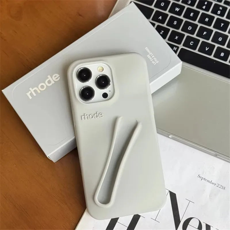 High Quality Soft Silicone Phone Case with Portable Lipstick Holder, Unique Design and Color, High Quality Cover and Premium Material