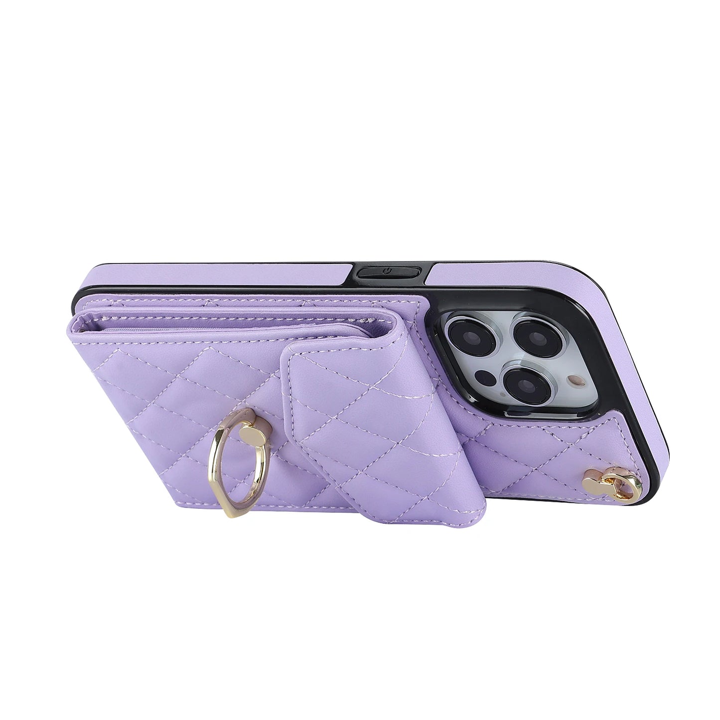 High Quality Crossbody Leather Case for iPhone with Wallet, Premium Leather, All Around Protection Phone Case.