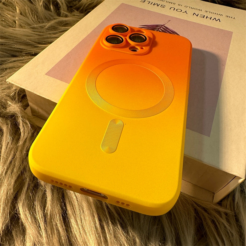Luxury iPhone Case, MagSafe and Wireless Charging Phone Case For iPhone 11 12 13 14 Pro Max Plus, Soft and Magnetic Silicone Cover