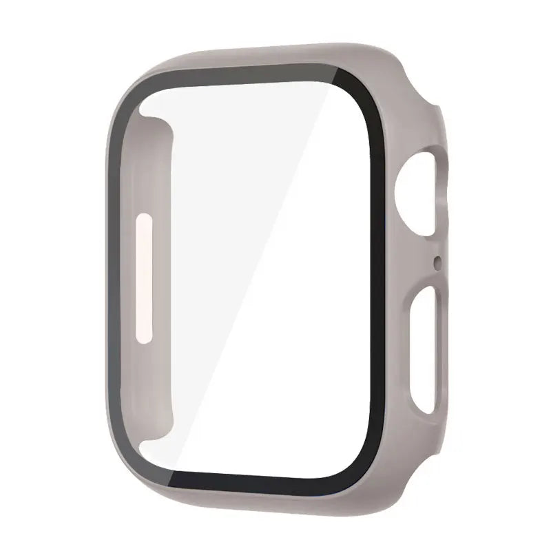 High Quality Glass and Case For Apple Watch, 45mm 44mm 41mm 40mm, Screen Protector Cover, Series 3/4/5/6/SE/7/8