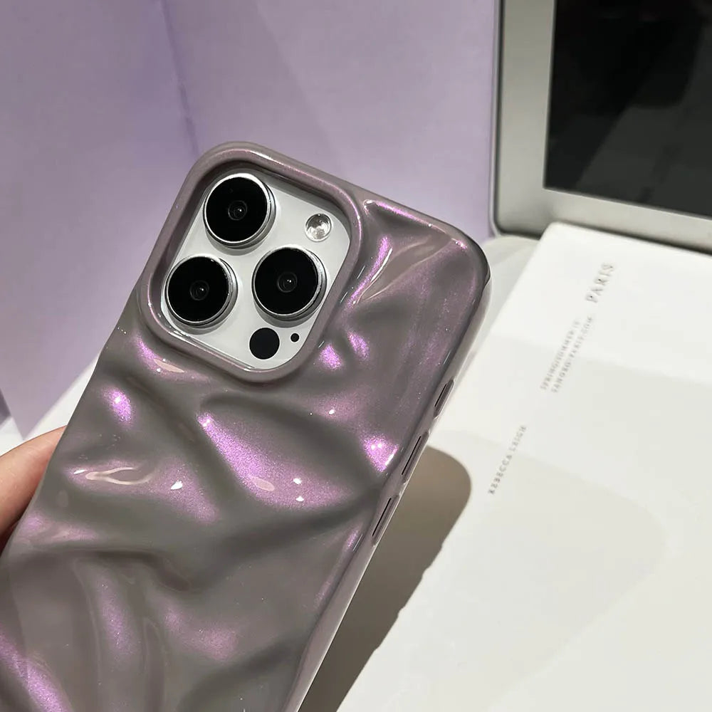 Premium Purple and Pink Phone Case For iPhone, Shockproof Back Cover, Anti-scratch and Anti-fingerprint Phone Case