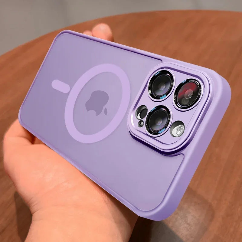 Premium Silicone Phone Cover, for MagSafe Wireless and Magnetic Charging, Shockproof Resistant Case For iPhone.