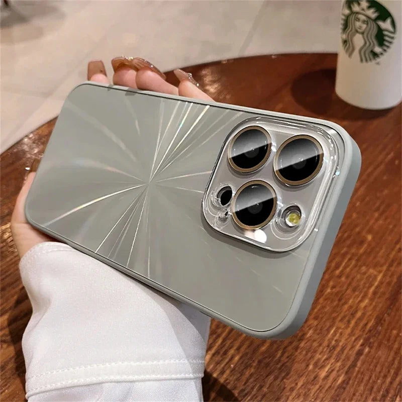 Luxury Laser Pattern Phone Case For iPhone, Shockproof Resistant, Bumper Case Cover