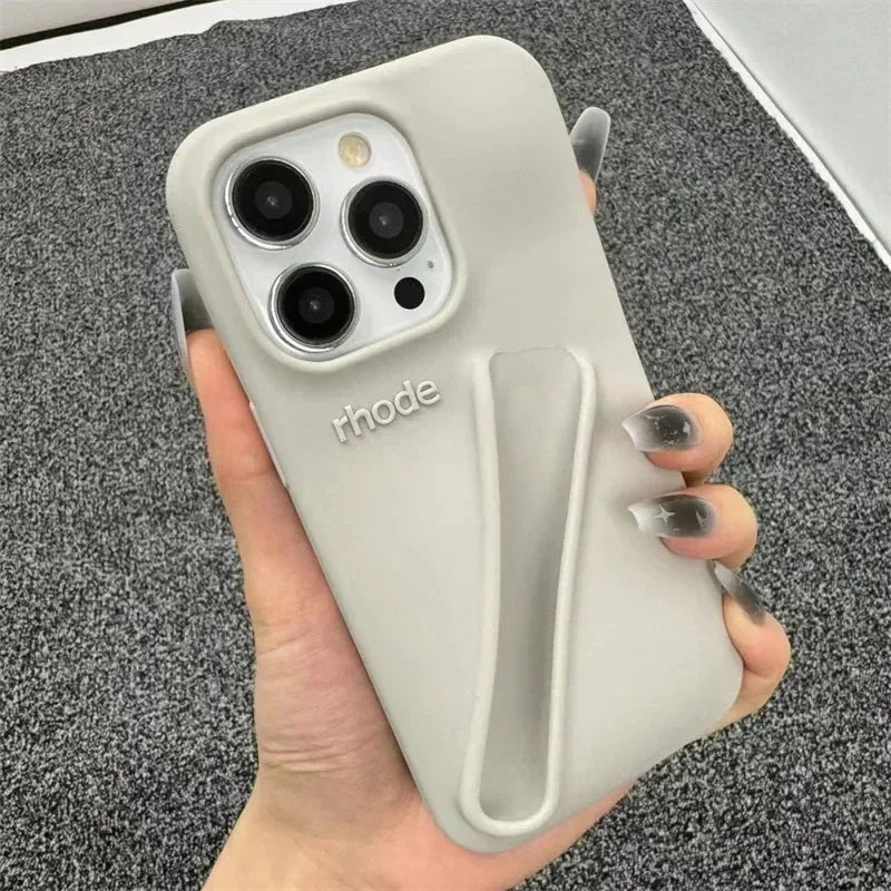 High Quality Soft Silicone Phone Case with Portable Lipstick Holder, Unique Design and Color, High Quality Cover and Premium Material