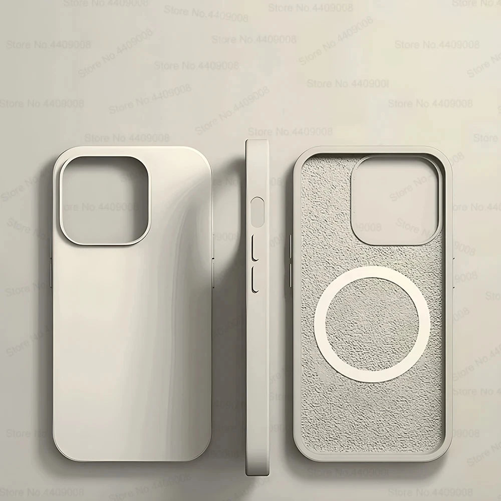 High quality phone Case For iPhone 15 14 13 12 11 Pro Max with Wireless Charging, Silicone and High Quality Protection Material