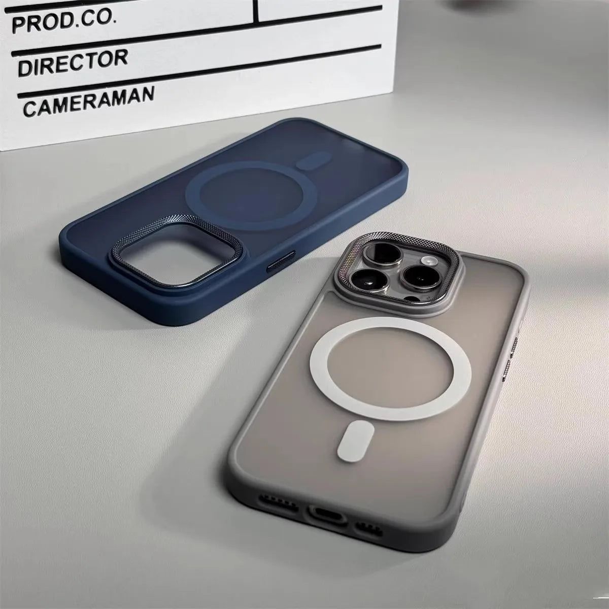 Luxury Silicone with Camera Protection, Magsafe Phone Case for iPhone 11 12 13 14 15 16 Pro Max 16Plus, Wireless Charging, Matte Cover