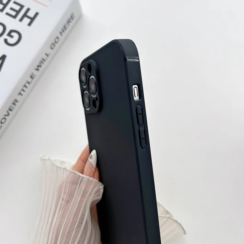 Premium Crossbody Silicone Case For iPhone, All Around Protection iPhone Case with Camera Lens Protection