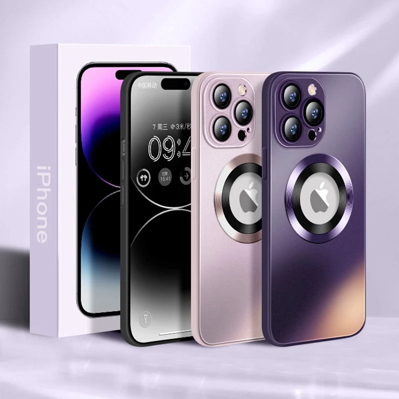 Premium Wireless Charging Case For iPhone, Camera Lens Protection Phone Case, All Around Protection Phone Case