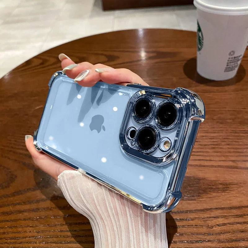 High Quality Clear Silicone Phone Case, Shockproof Resistant Phone Case, Anti-Shock and Anti-fingerprint Case