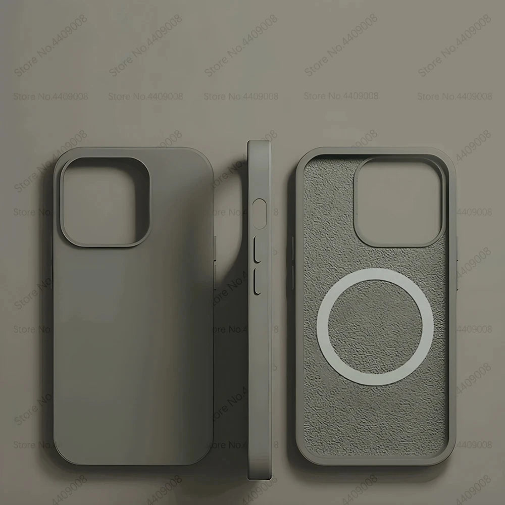 High quality phone Case For iPhone 15 14 13 12 11 Pro Max with Wireless Charging, Silicone and High Quality Protection Material