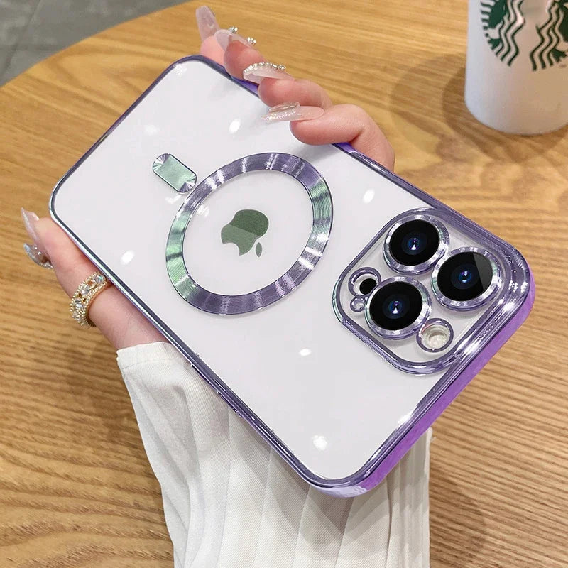 High Quality iPhone Case For iPhone 15 16 14 Plus 13 12 11 Pro Max, Camera Lens Protection For MagSafe Magnetic and Wireless Charging