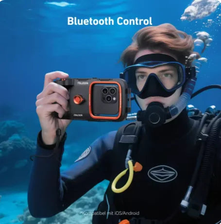 High Quality Underwater Camera, Waterproof Camera Phone Case for Swimming and Snorkeling for iPhone