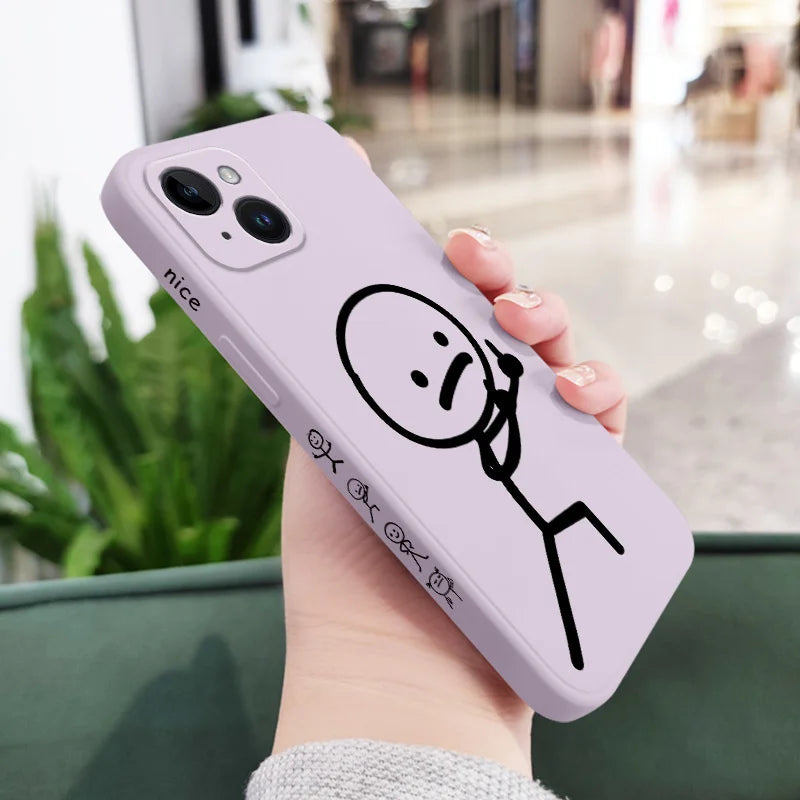 High Quality Silicone Phone Case For iPhone ,Camera Lens Protection Case, Shockproof Resistant Case
