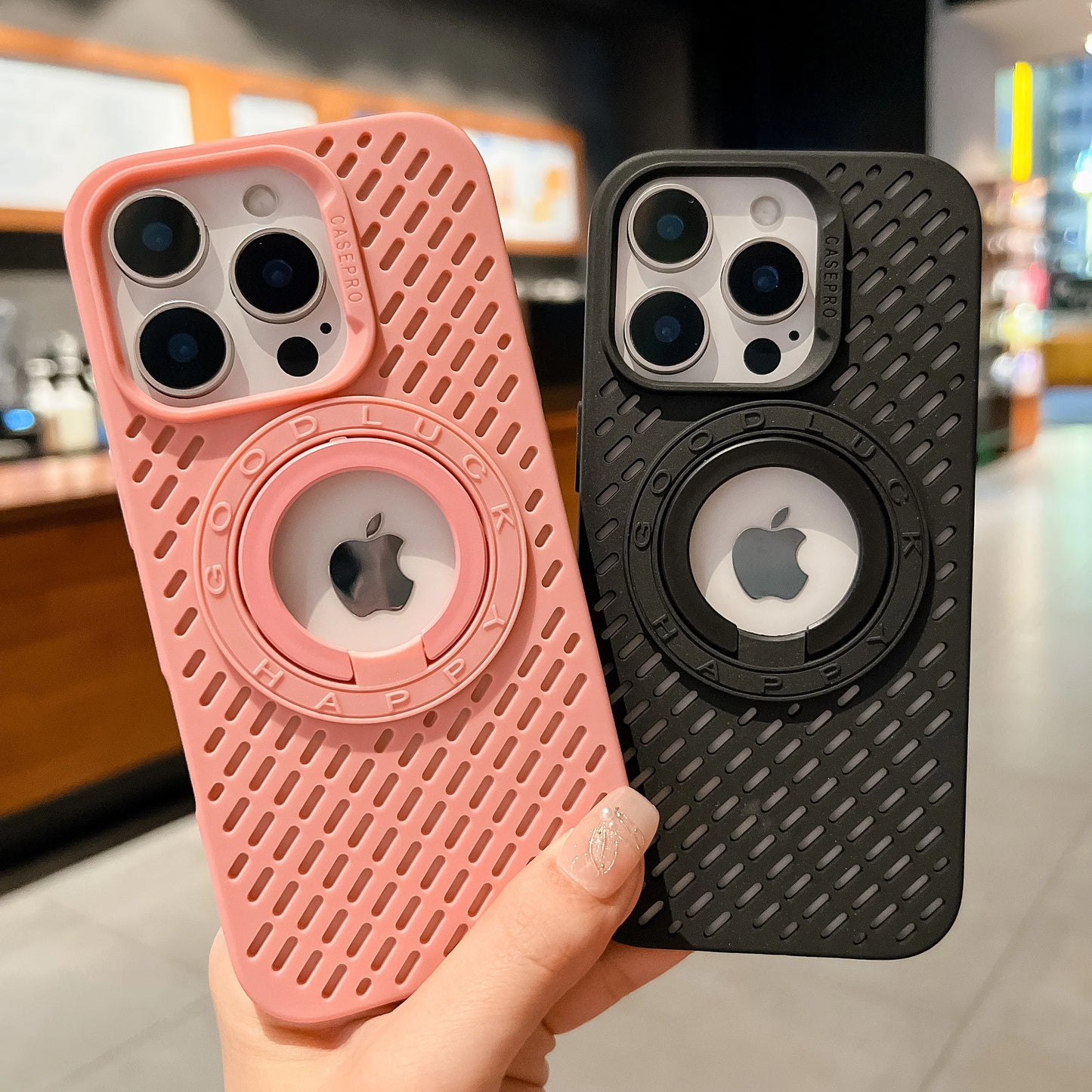 High Quality iPhone Case, Magnetic Bracket, Soft Material, All Around Protection
