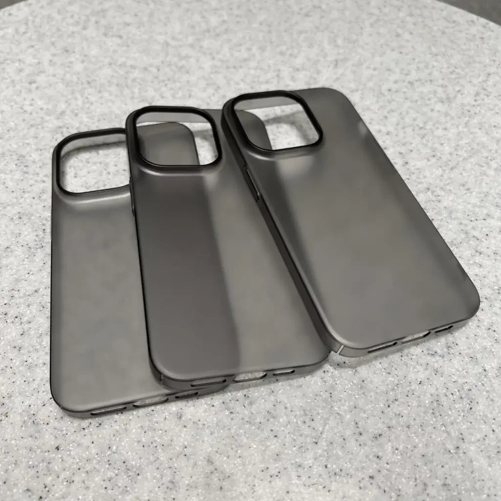 Premium Matte and Translucent Phone Case For iPhone, Shockproof, Slim Design, Anti-Fingerprint