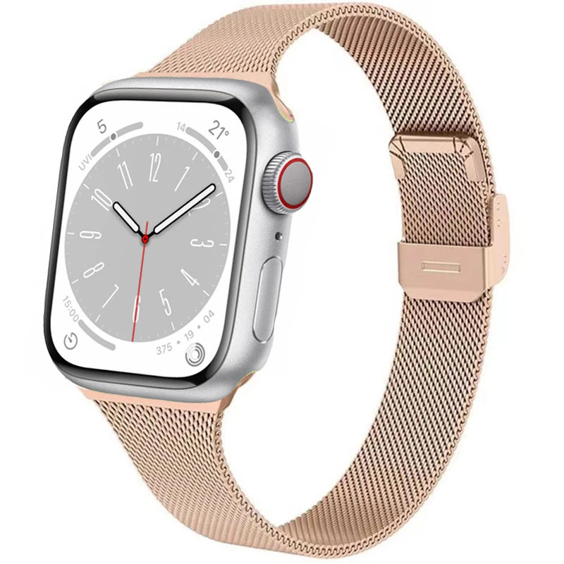 High Quality Metal Strap for Apple Watch 44mm 40mm 45mm 41mm 42mm 38mm 49mm, Metal Bracelet for iWatch Series Ultra 8 7 6 5 4 3 SE 44.