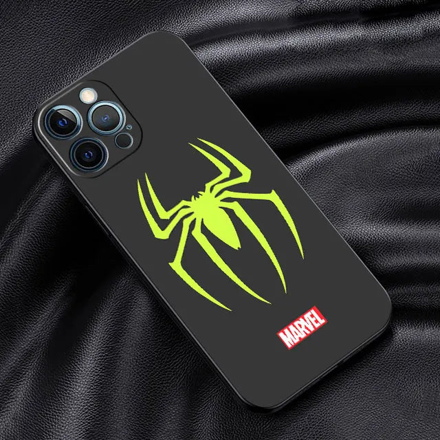 High Quality Silicone iPhone Case, Anti-scratch and Shock-proof Resistant Phone Case, Spider Design iPhone Case