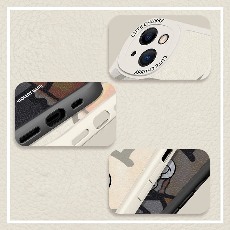 Luxury Leather iPhone Case With Camera Protection, Drop Protection and Unique Design