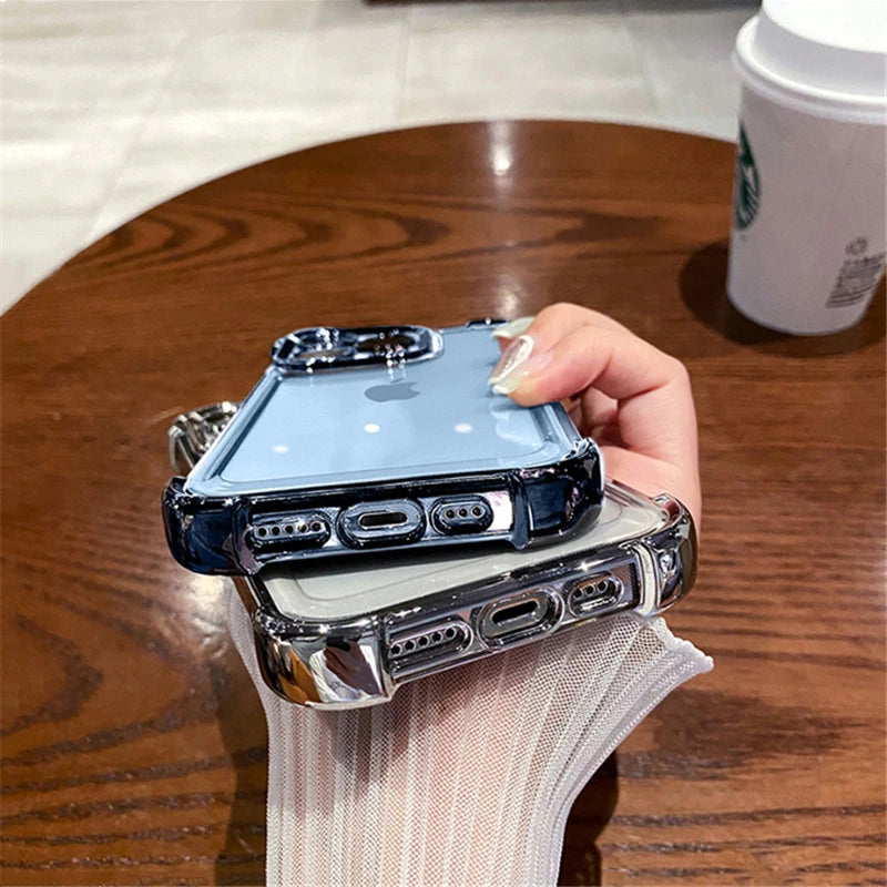High Quality Clear Silicone Phone Case, Shockproof Resistant Phone Case, Anti-Shock and Anti-fingerprint Case