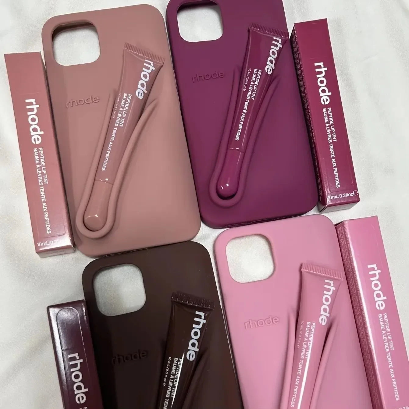 High Quality Soft Silicone Phone Case with Portable Lipstick Holder, Unique Design and Color, High Quality Cover and Premium Material
