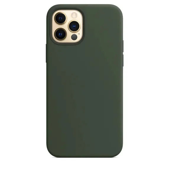 Luxury Silicone Case for iPhone, Full Logo Cover, Unique Colors, All Around Protection Phone Case