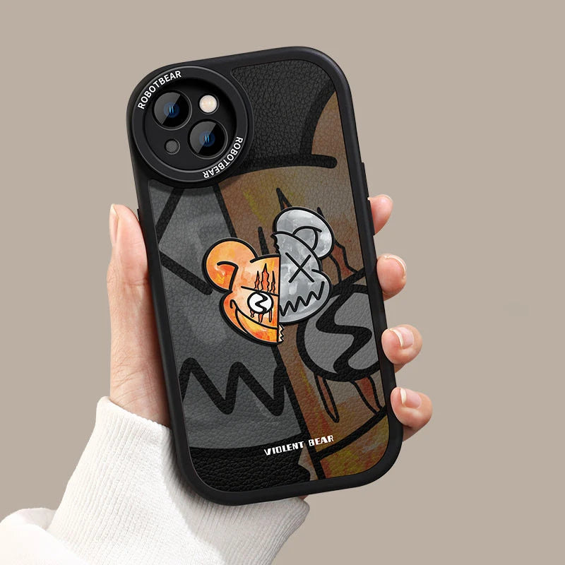 Luxury Leather iPhone Case With Camera Protection, Drop Protection and Unique Design