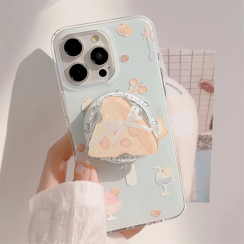 High Quality iPhone Case, Dual Magnetic and Wireless Charging Phone Case For iPhone, Shock-proof Resistant and Anti-fingerprint Phone Case