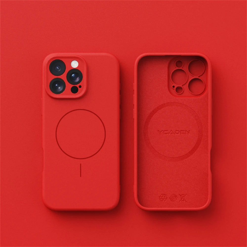 High Quality iPhone Case For Mag Safe, Premium Silicone Phone Case for iPhone, Camera Protection Cover